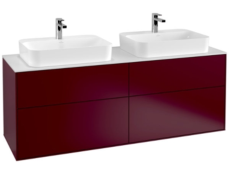 Villeroy Und Boch Finion Móvel de apoio F43100 1600X603X501Mm Abdeckplatte White Matt