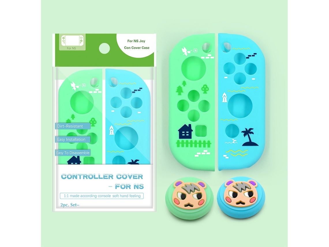 Capa de silicone protetora para Joy-Con OLED do Nintendo Switch BRILVIBERA