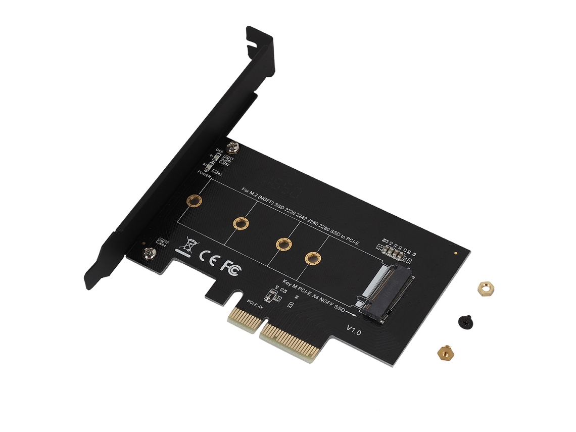 Adaptador Conversor De Cartão De Expansão M.2 Para Pci-e3.0 X4 Para Hd Ssd Nvme