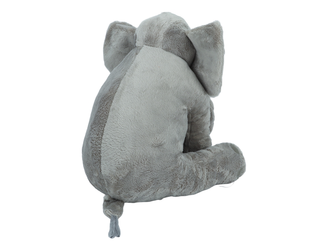 Primerox brinquedo de Pelúcia de Elefante Fofo Macio Almofada Decorativa para Casa Quarto Cinza