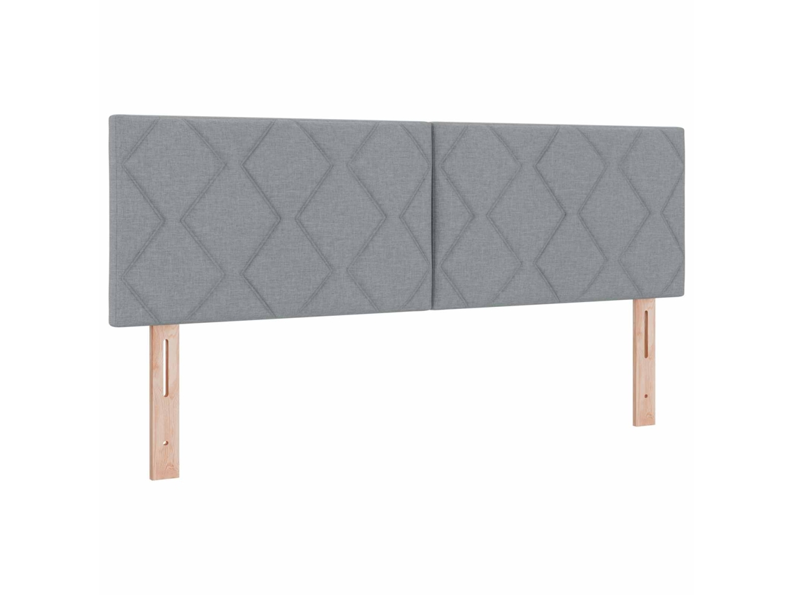 Cabeceira Cinzento claro 160 Cm Tecido MAISON EXCLUSIVE
