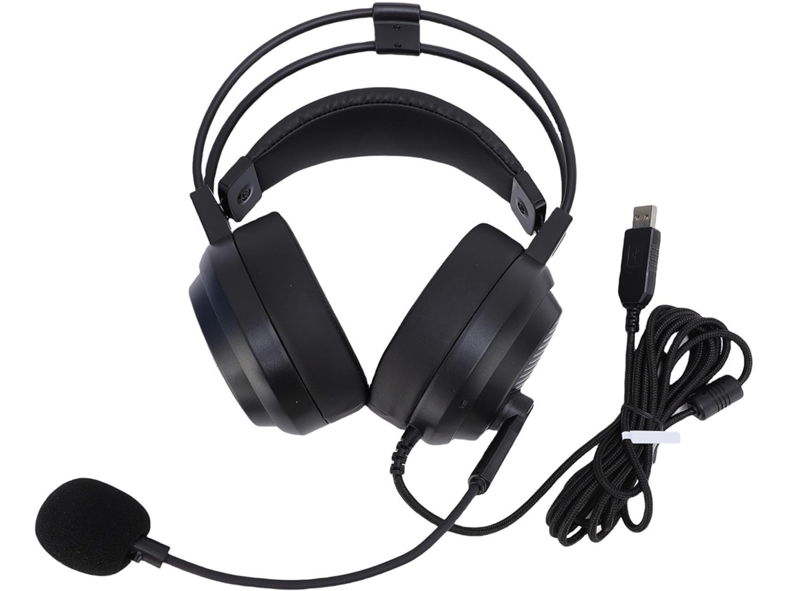 Fones De Ouvido Supra Auriculares Com Cancelamento De Ruído Adaptativo, Fones De Ouvido Com Fio Conf Gokoco