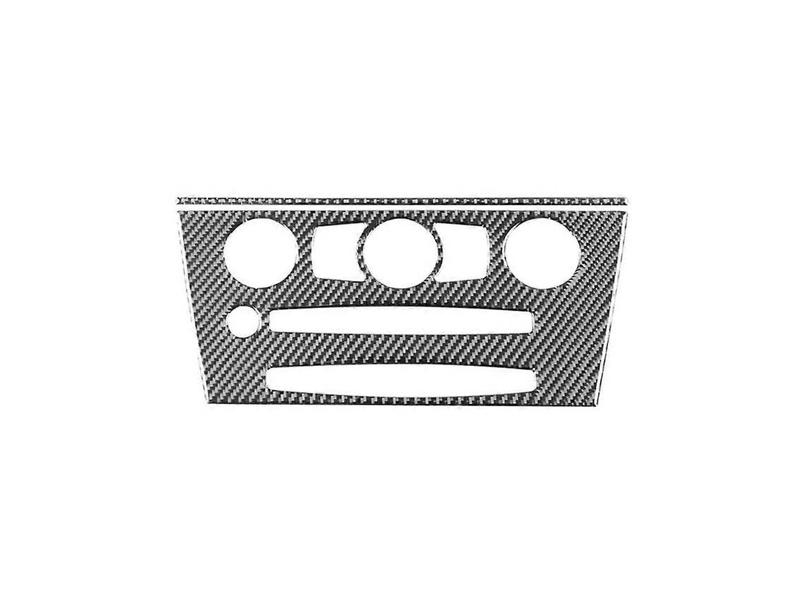 Moldura De Acabamento Em Fibra De Carbono Para O Botão De Saída De Ar Do Console Central Do Cd Para Série 6 E63 E64 2004-2010 - Acessórios Inter_yua