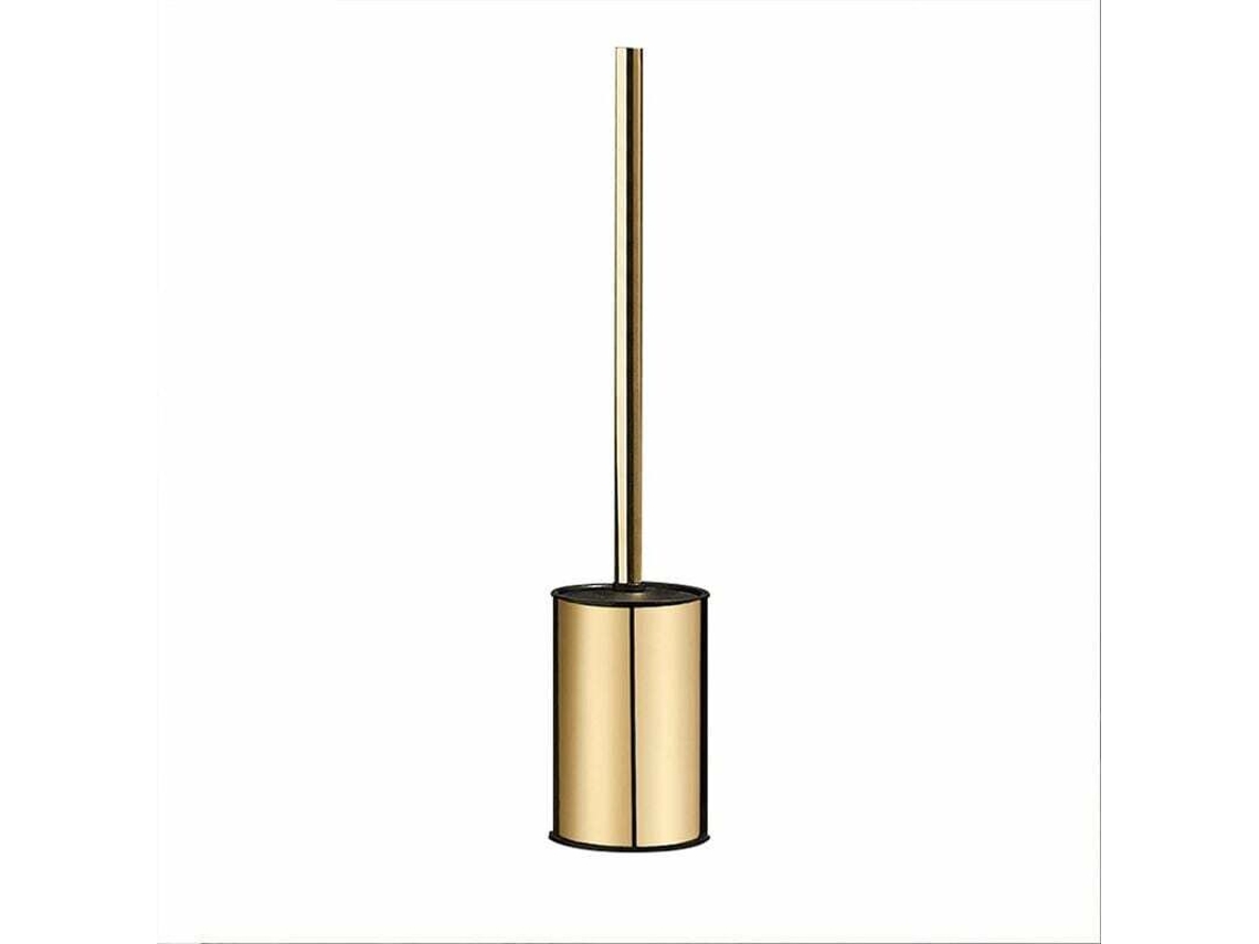 Suporte de Parede para Escova Sanitária, Redondo, em Aço Inoxidável 304, Dourado AQUAFORGE