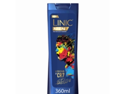 Champô Homem Legend CR7 Anticaspa LINIC emb. 360 ml