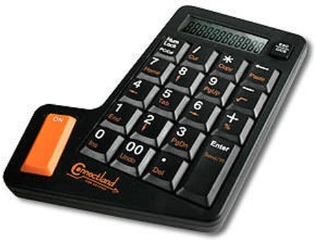 Teclado Numérico CONNECTLAND CL-PAVE-LK-10C-BK