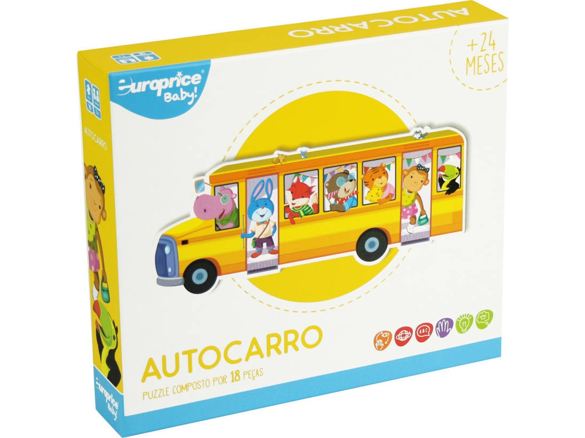 Jogo Educativo EUROPRICE Autocarro (Idade Mínima: 3)