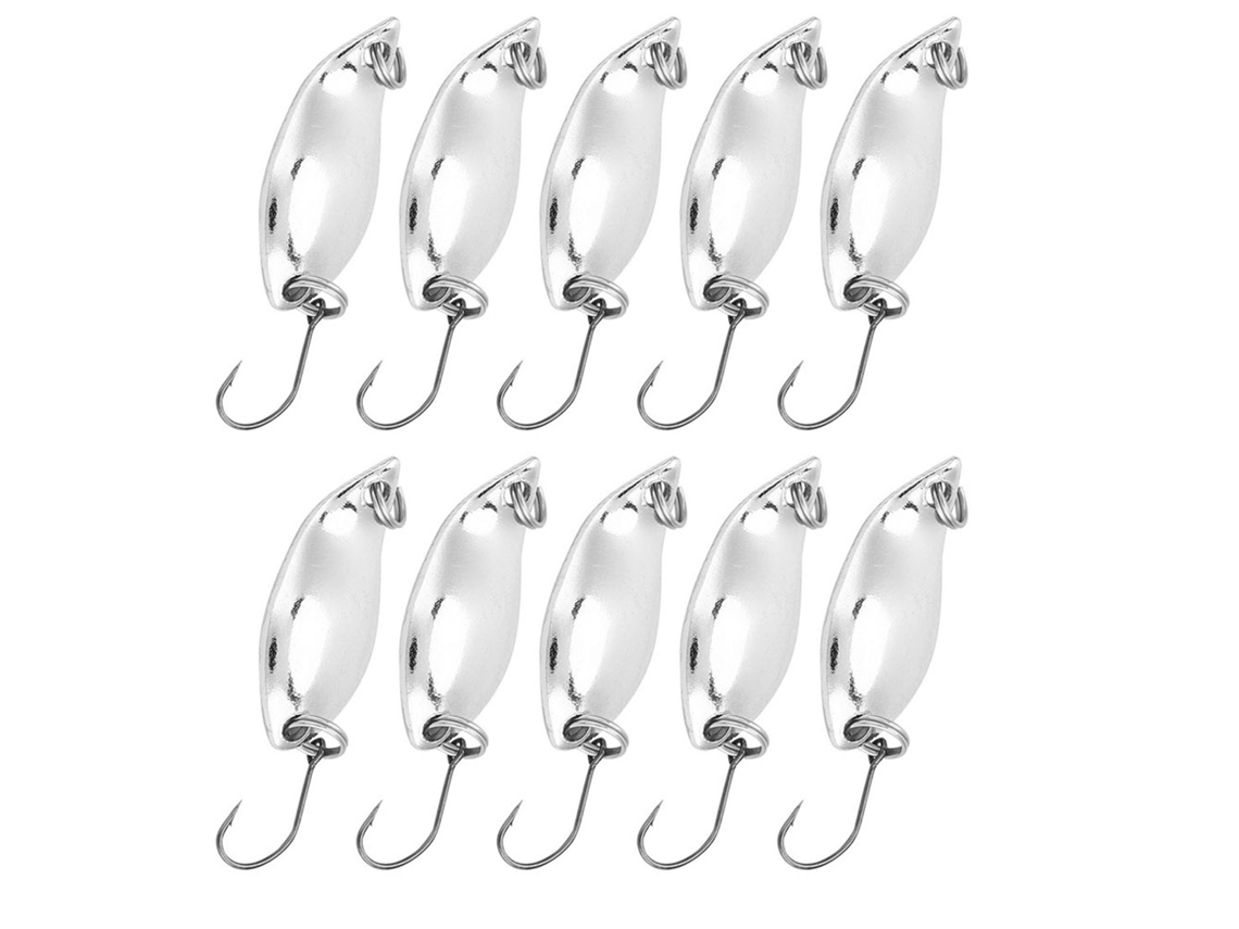 Isca Artificial Spoon Prata 3.5g 10un