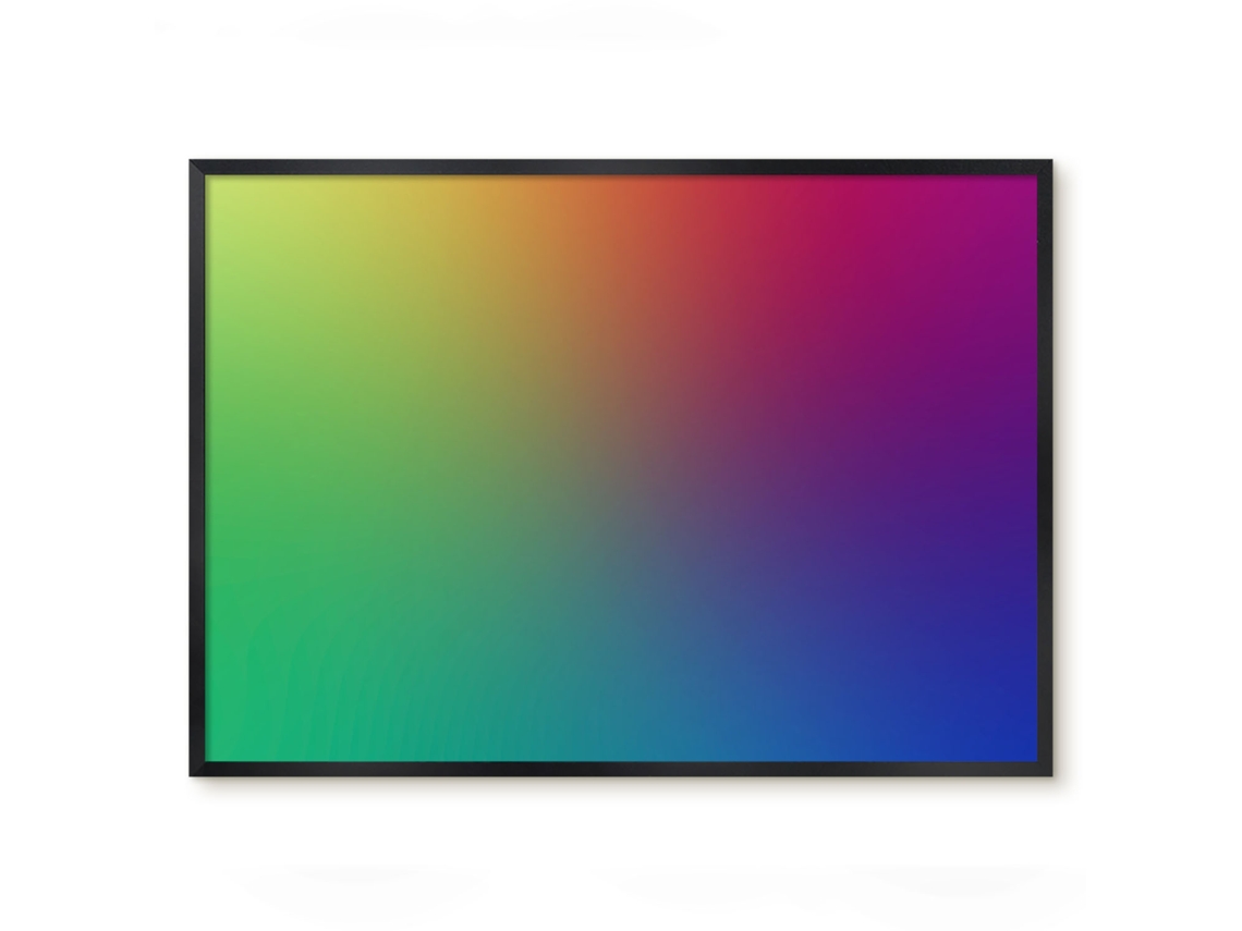 Magnetic Board Blue Gradients For The Living Room Espelharte (70x50 Cm)