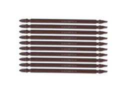 10 Peças De Parafusadeira Com Ponta Dupla Magnética H6.3x150mm Ph2/sl6 Ferramentas De Hardware
