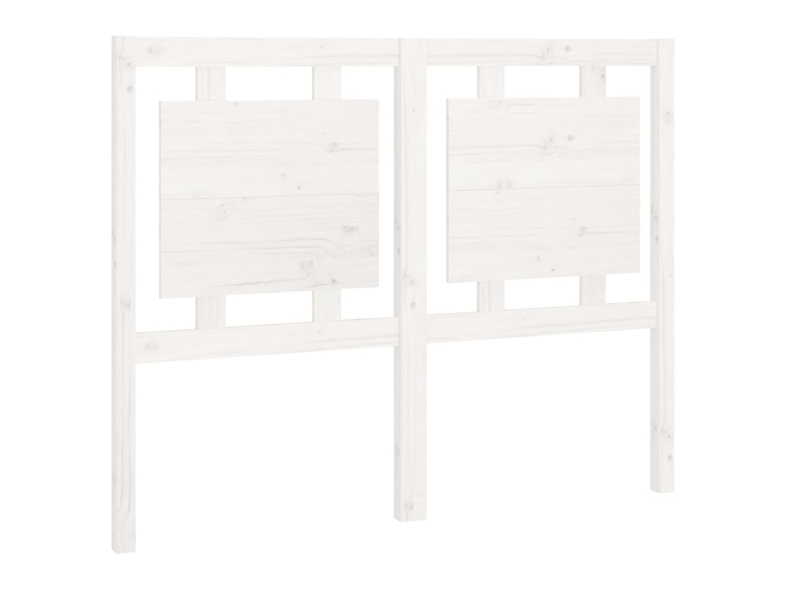 Bed Headboard, Bed Headboards Vidaxl Branco Madeira De Pinho (125.5 X 100 Cm)
