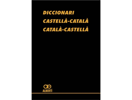 Livro Diccionari Gran Castellà-Català Català-Castellà de Santiago Albertí (Catalão)