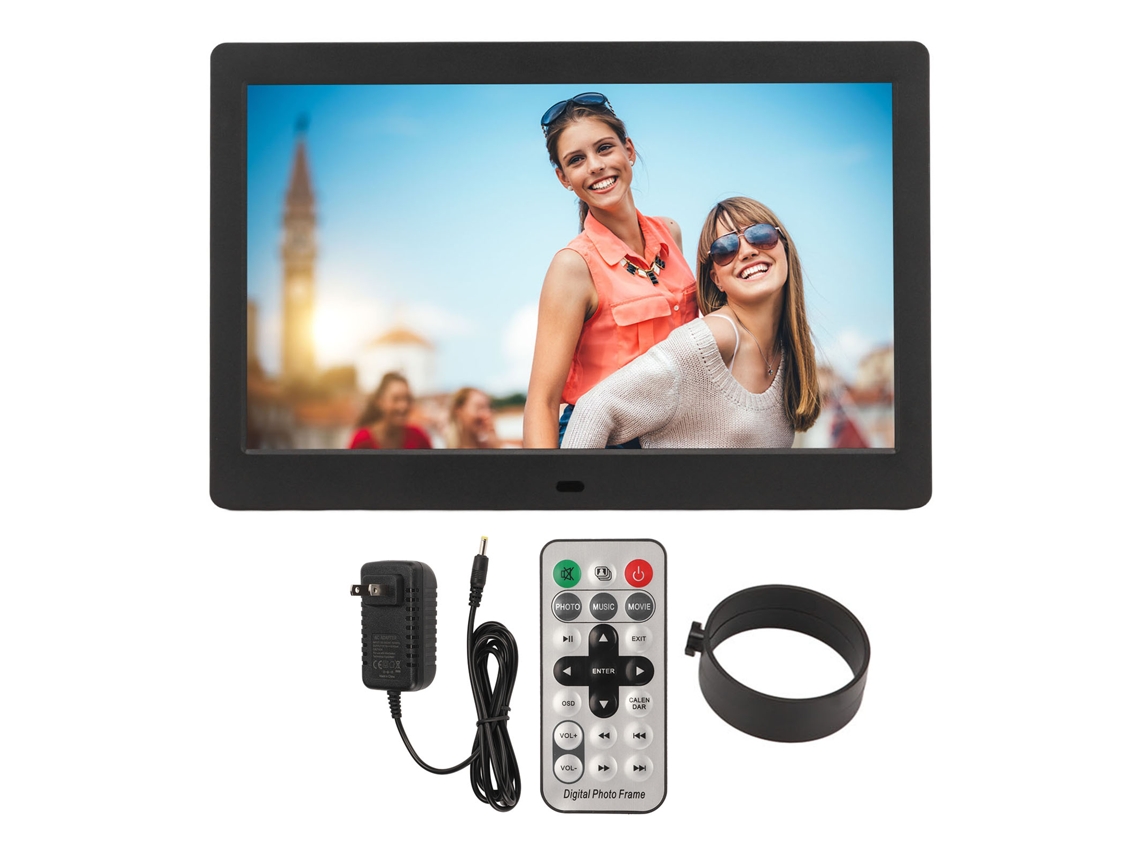 Aetheria quadro de Fotos Digital 10 Polegadas Tela Lcd Hd com Controle Remoto e Calendário Us Plug