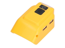 Carregador De Bateria Laxiscreed Com Adaptador De 14v A 22v E Porta Usb Para Carregamento Fácil