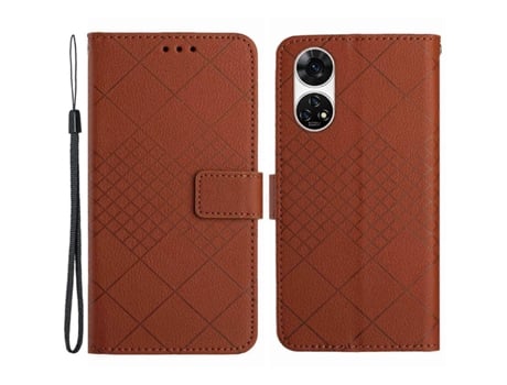 Estojo Alça Mão Rhombus Litchi Texture Phone Para Veanxin Anshin Family A303zt Veanxin