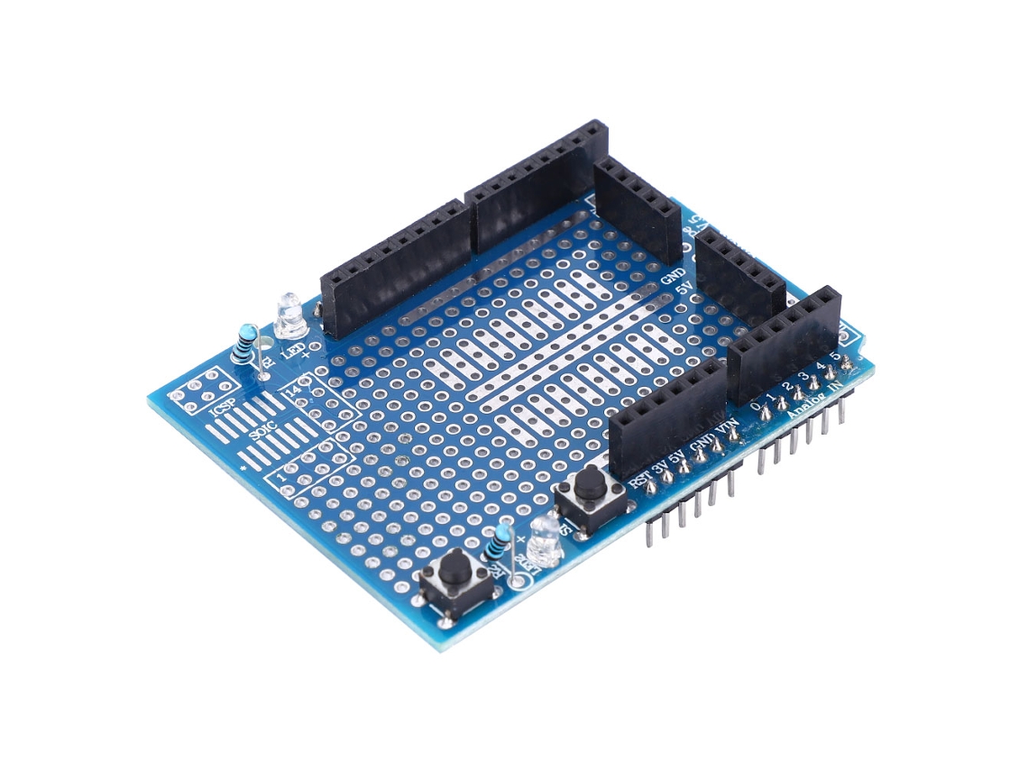 Laxiscreed Protoboard De Expansão Compatível Com Arduino R3 Protoshield, Pack De 3 Unidades