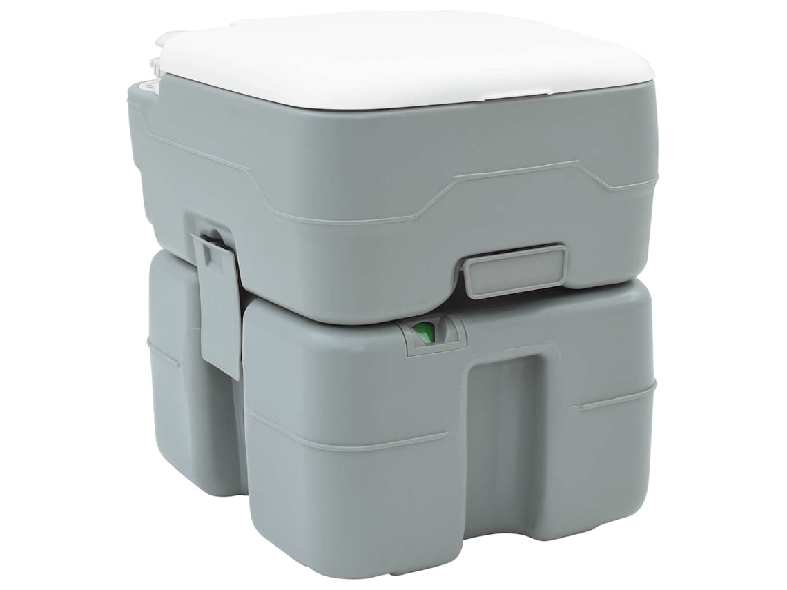 Vidaxl Vaso Sanitário De Camping Cinzeto 41,5 X 36,5 X 42 Cm