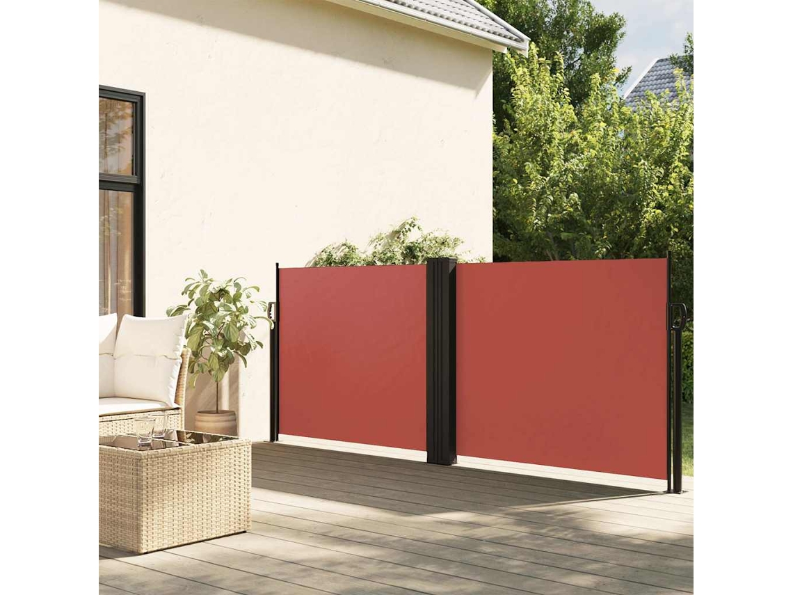 Vidaxl Toldo Lateral Retrátil 120x600 Cm Terracota