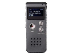 Lurelia Gravador De Voz Digital 32gb Com Ativação Por Voz, Reprodução Mp3, Recarregável Para Conversas - Cinza