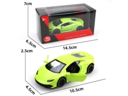 Miniatura de Carro em Metal Fundido, Escala 1/36, Brinquedo Infantil MDUG