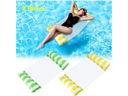Rede Inflável Para Piscina Para Adultos, Conjunto De 2 Peças, Rede Flutuante 4 Em 1, Rede Aquática Multiuso, Dobrável, Portátil E Ultraleve.