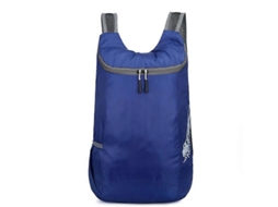 Mochila De Viagem Leve, Dobrável, Impermeável E Compacta, Para Caminhadas, Para Homens E Mulheres, Blu