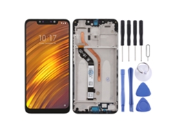 Ecrã Tft Para Xiaomi Pocophone F1 Conjunto Completo Com Digitalizador E Moldura — Preto