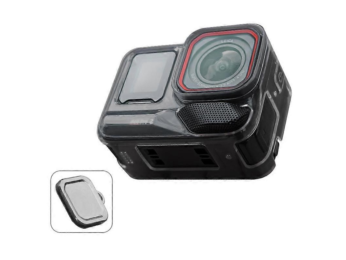 Capa Protetora De Tpu Macio Com Tampa De Lente Para Insta360 Ace / Ace Pro / Pro 2