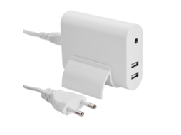 Carregador De Energia Com Múltiplas Portas De 60w Com Porta Usb Dupla Para Apple Macbook Ponta L Magsafe1 Ponta T Magsafe2