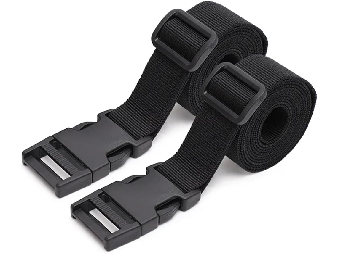 Conjunto De 2-cintas Mala Viagem, Cinta Ajustável Bagagem, Cinto Organizador, Cinta Com Fivela Mala De