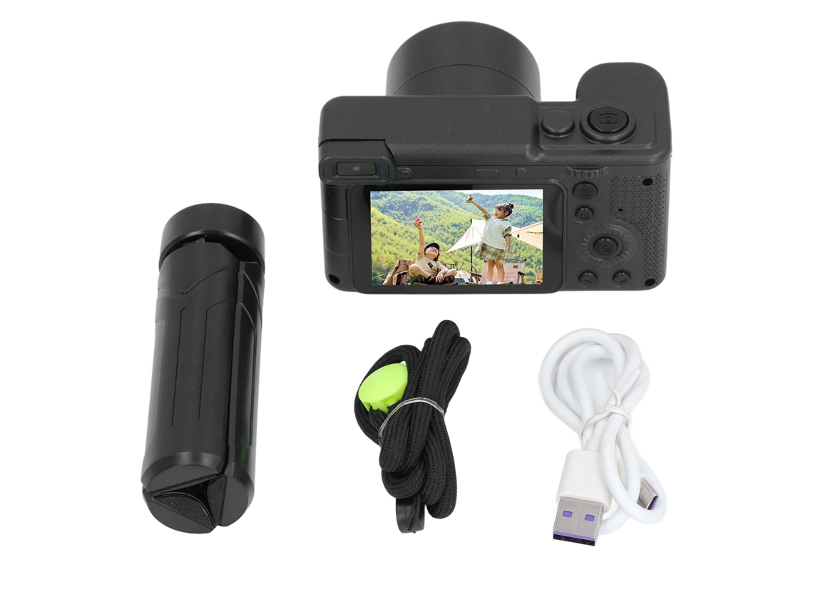 Raum-câmera Digital Vlogging Com Autofoco Para Viagens Compacta E De Vídeo