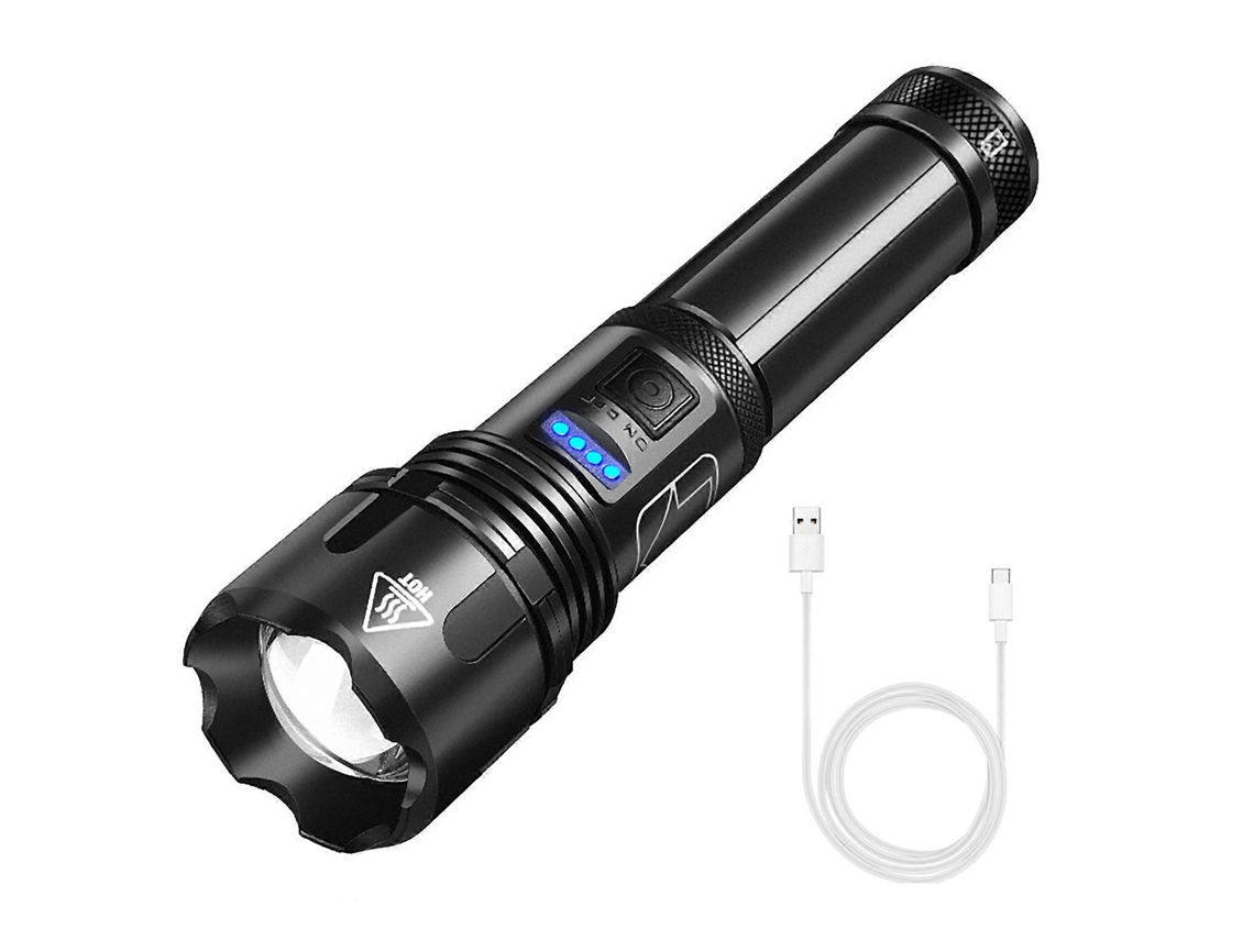 Lanterna Led Xhp Potente, Recarregável Via Usb, Para Camping. Olysi Shop
