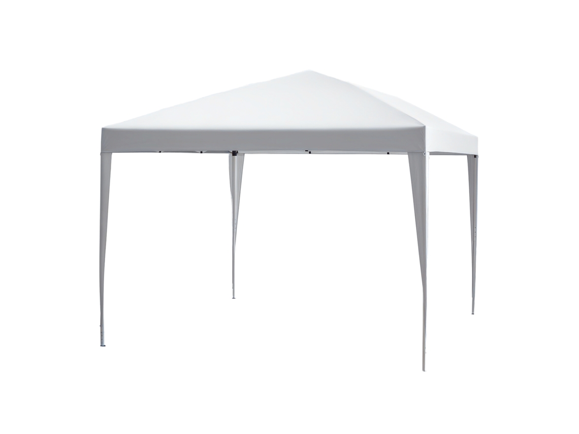 Tenda dobrável com bolsa, 2,95x2,95 m, branco S/MARCA
