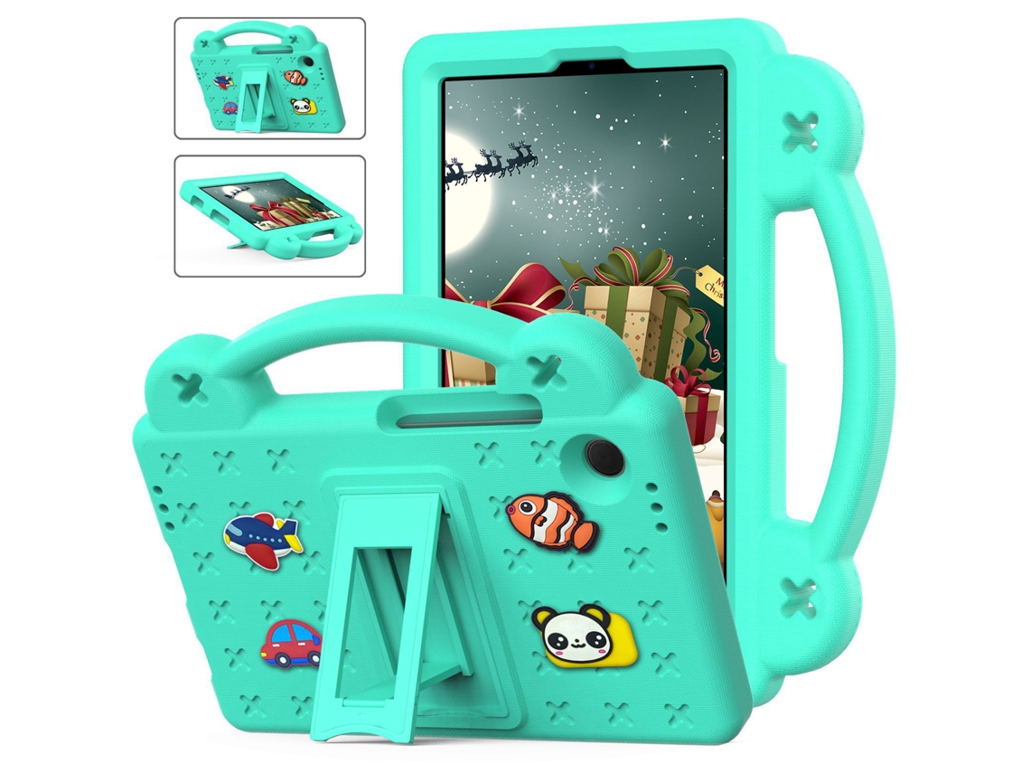 Capa Protetora À Prova De Choque E Segura Para Crianças Da Aiswei Para Tablets Samsung (a9 Plus/a11 Plus 11 Polegadas, Verde)