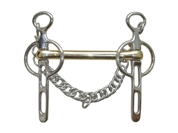 Mandíbula Liverpool Pour Cheval Avec 2 Passages de Rênes HARRY'S HORSE 14 Mm