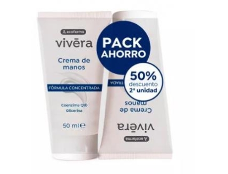 Pack Duplo Creme de Mãos Concentrado 2 x 50 ml VIVERA
