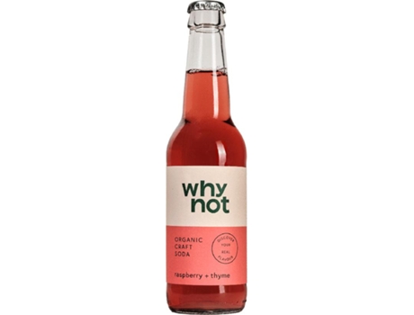 Soda Artesanal Framboesa e Tomilho WHY NOT garrafa 33 cl