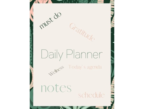 Livro Daily Planner Undated Daily Planner- Day At A Glance De Catalina Lulurayoflife (inglês)