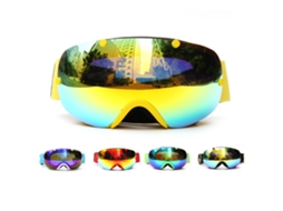 Gafas de Esqui de Inverno UV400 Antideslumbrantes, Antiniebla, Desmontáveis, Unissex, Esportes de Neve S/MARCA