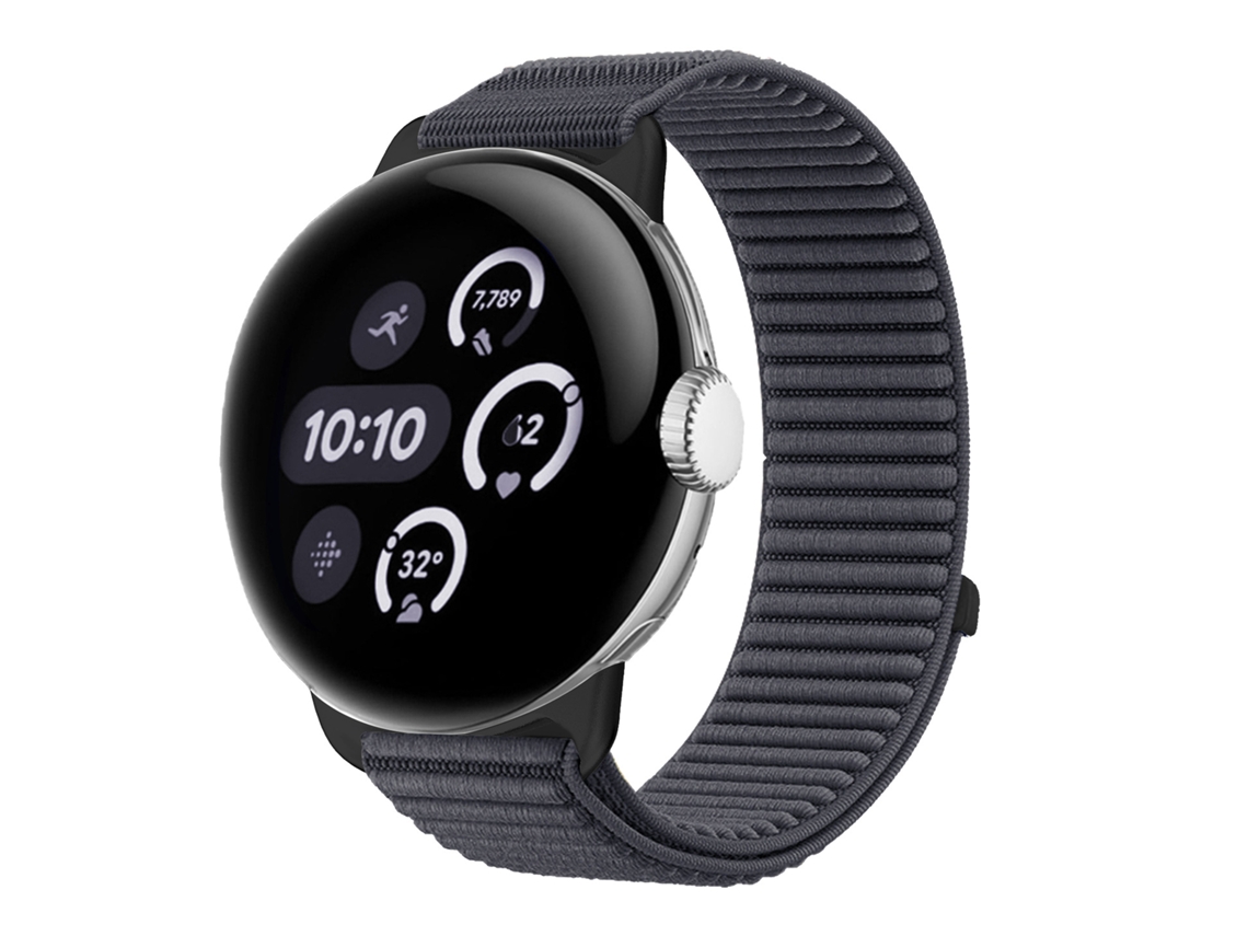 Bracelete Para Google Pixel Watch 4/3, Nylon Trançado, 41mm（cinza）czhhmart