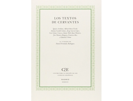 Livro Textos De Cervantes, Los de Daniel Fernandez Rodriguez (Espanhol)