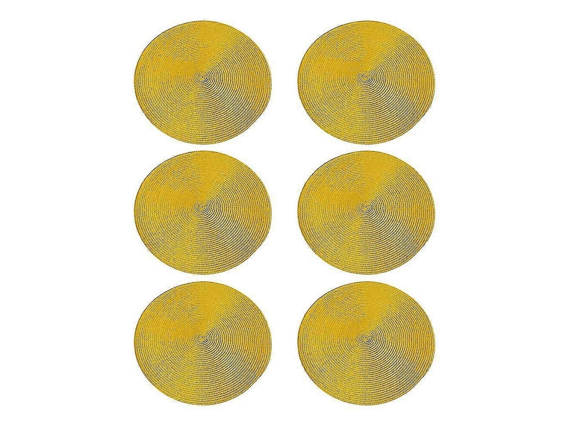 Peças De Jogos Americanos Ecológicos De Pp, Tapetes De Isolamento Térmico De Cor Sólida, Tapetes Decorativos Olysi Shop