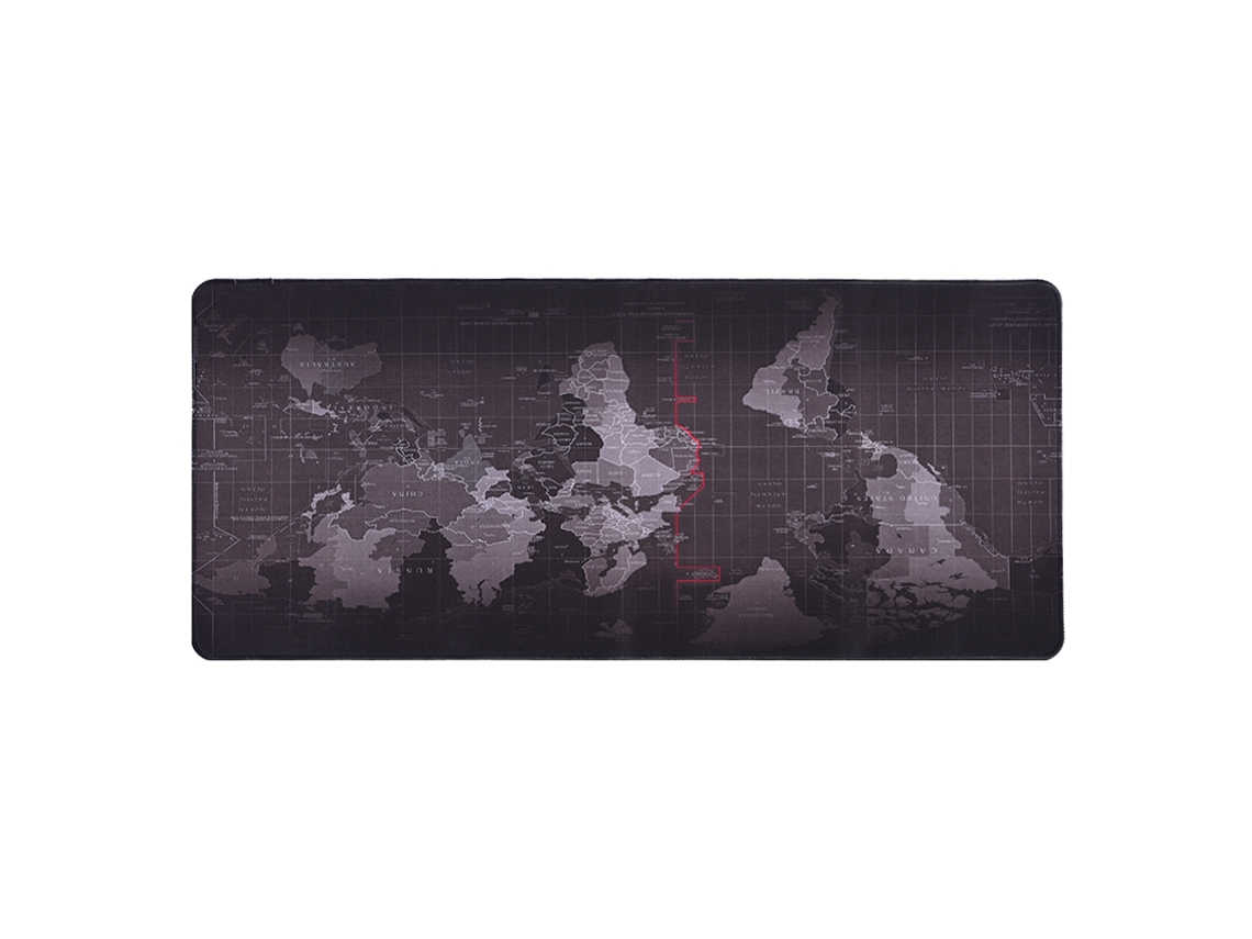 Mouse Pad (extra Large, Anti-derrubamento, Borda Trancada, Resistente Ao Desgaste) Design De Mapa Mundial Para Uso Em Jogos E Escritório