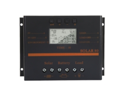 Controlador De Carga Solar Laxiscreed Com Comutador Automático 12v/24v E Regulação Pwm De 80a