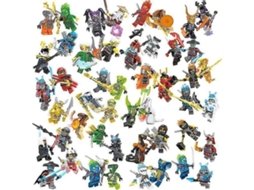 Lurelia 48 Minifiguras Ninja Fantasma Vs Basilisco Com Acessórios, Blocos De Construção