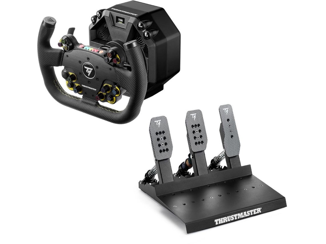 Base para Servo THRUSTMASTER T598, banco Evo Racing 31u e Pedais Raceline III LC