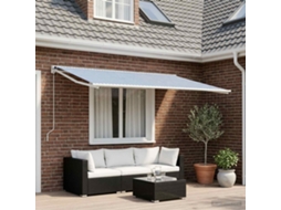 Vidaxl Tecido De Substituição Para Toldo Azul E Branco 500 × 350 Cm