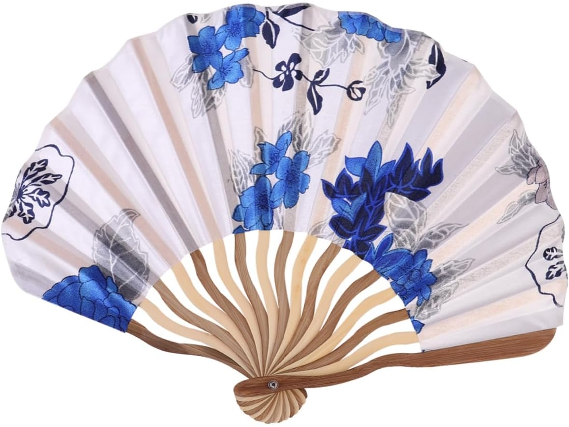 Conjunto 2 Leques Dobráveis Estilo Japonês Cores Pequeno Leque Decorativo Mulheres Presente Elegante GOKOCO