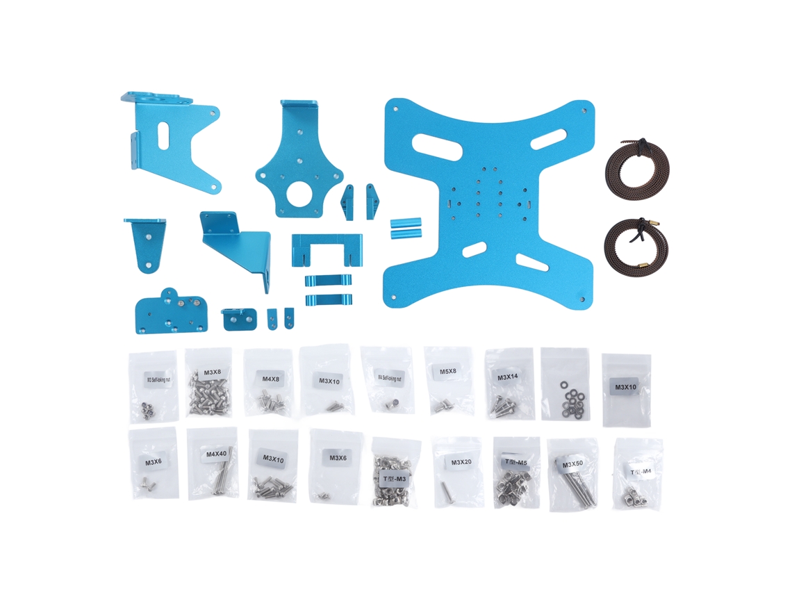 Kit De Upgrade Para Impressora 3d De Placa De Alumínio Para Ender 3 Pro Com Parafusos E Correias