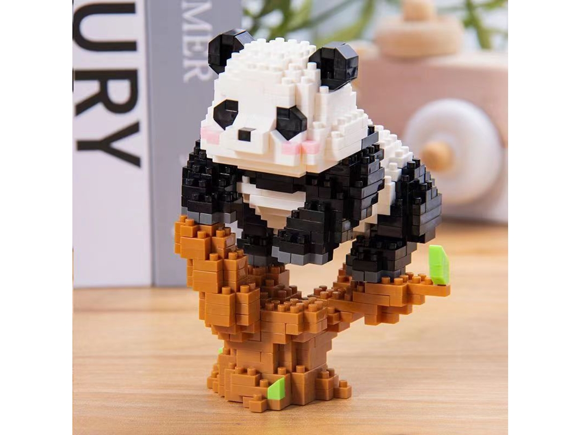 Blocos de Montar 3d Panda Criativo, Brinquedo Educativo para Montar Cidades Faça Você Mesmo MDUG (estilo 2)